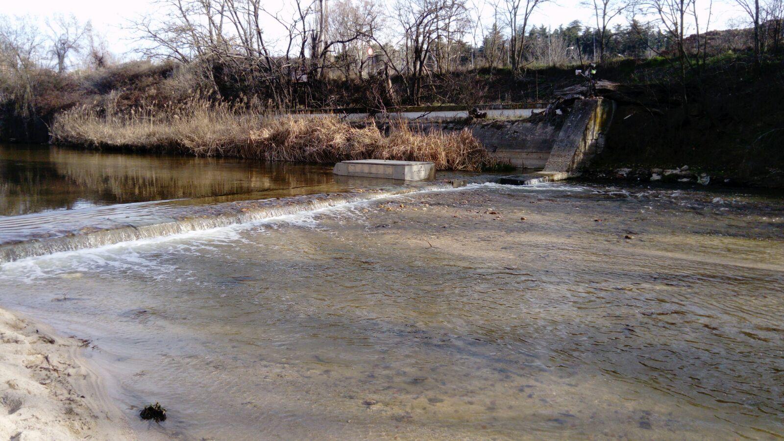 Nueva captación de agua para riego en el río Manzanares