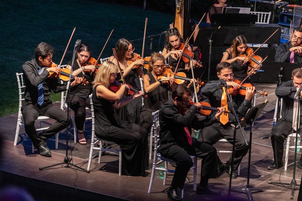 Imágenes de película del concierto de la lunada musical