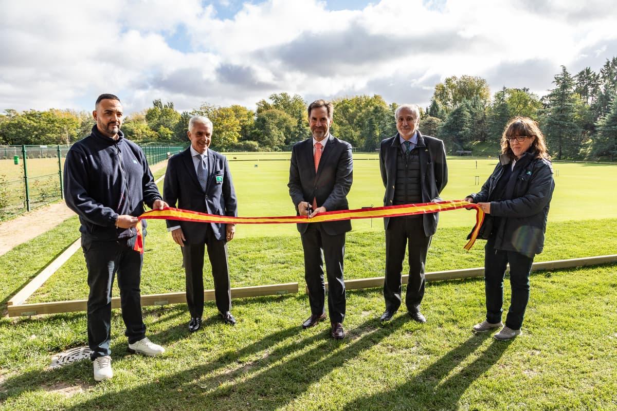 Inaugurados los tres nuevos campos de croquet