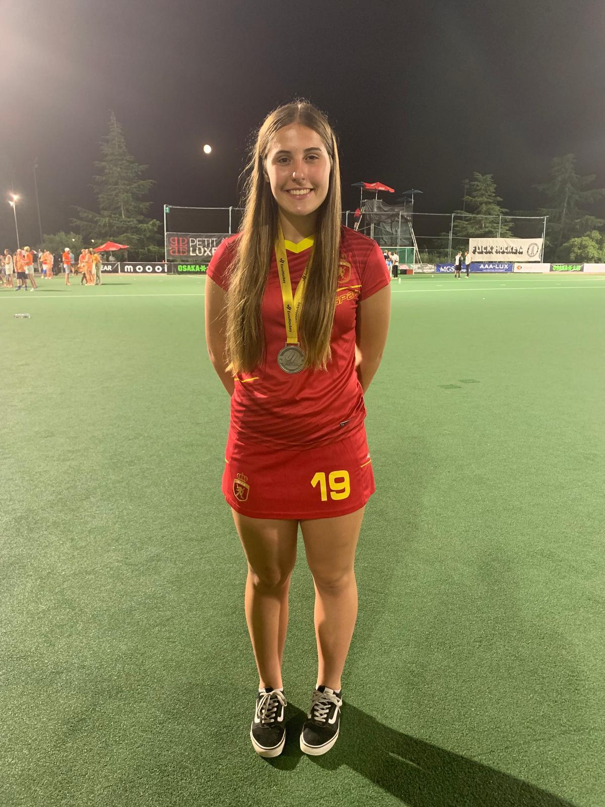 La nueva jugadora CCVM Carlota Álvarez.