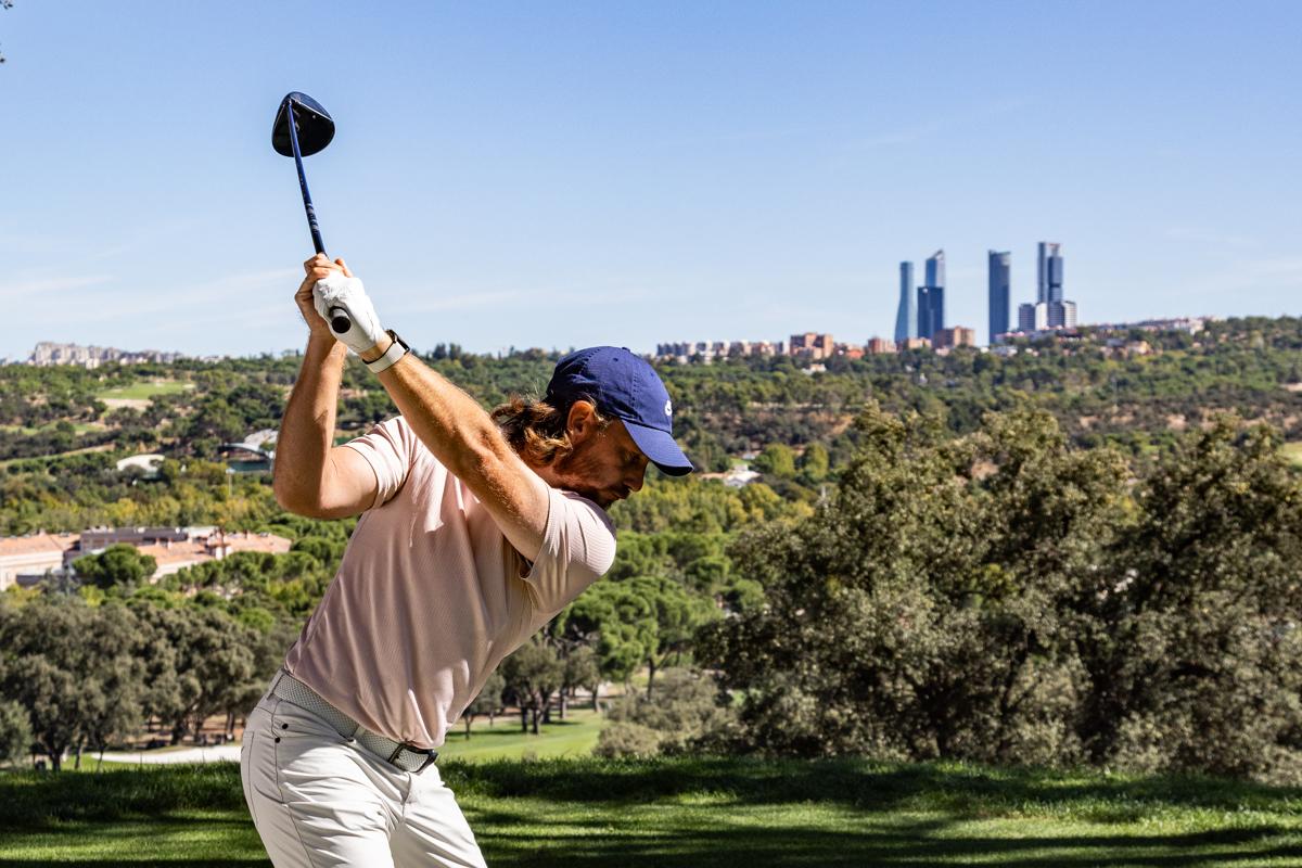 Tommy Fleeetwood y las cuatro torres de Madrid.