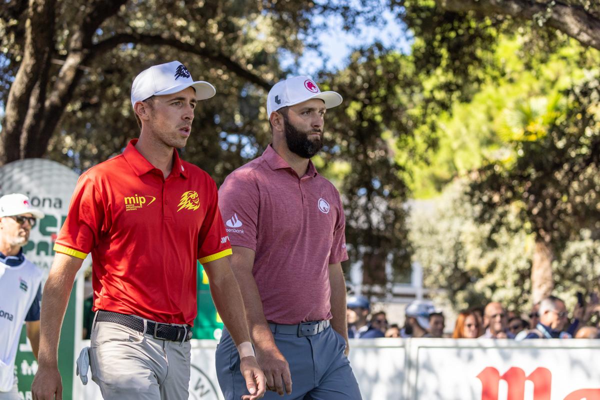 David Puig y Jon Rahm.