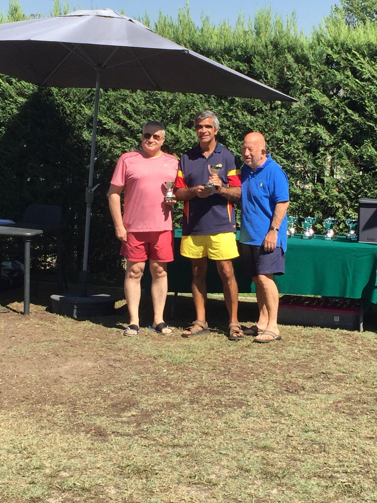 Luis Javier Lozano y Adolfo Arcos, campeones de dobles veteranos