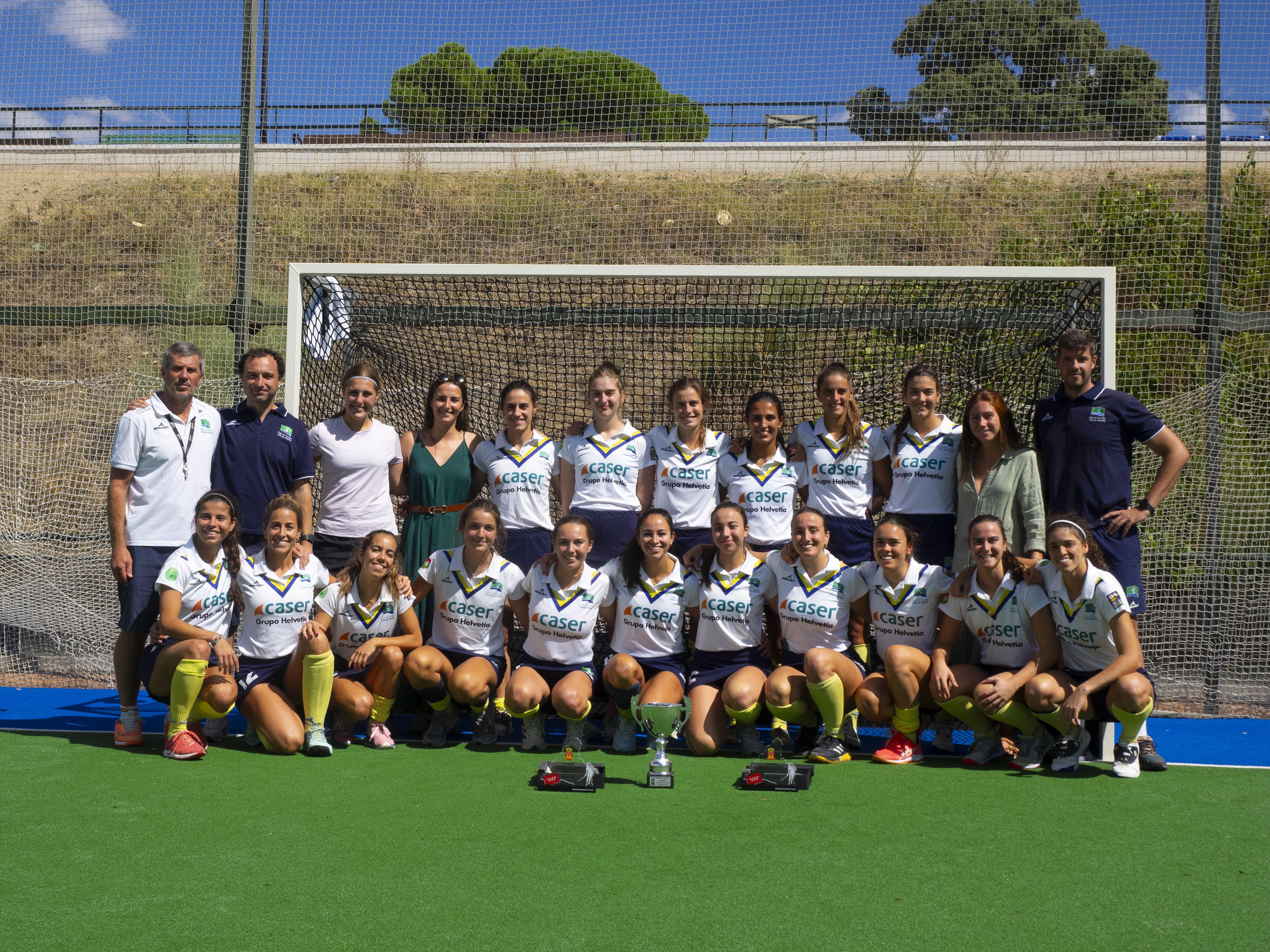 Club de Campo femenino, campeón del Torneo de la Comunidad de Madrid de hockey.