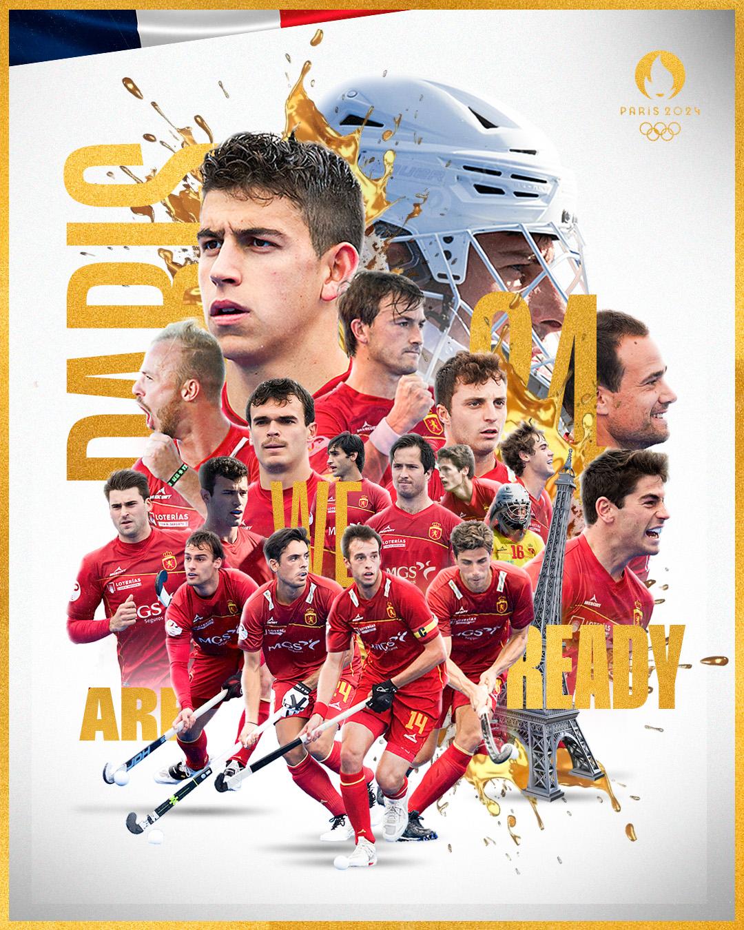 Selección española masculina de hockey sobre hierba.