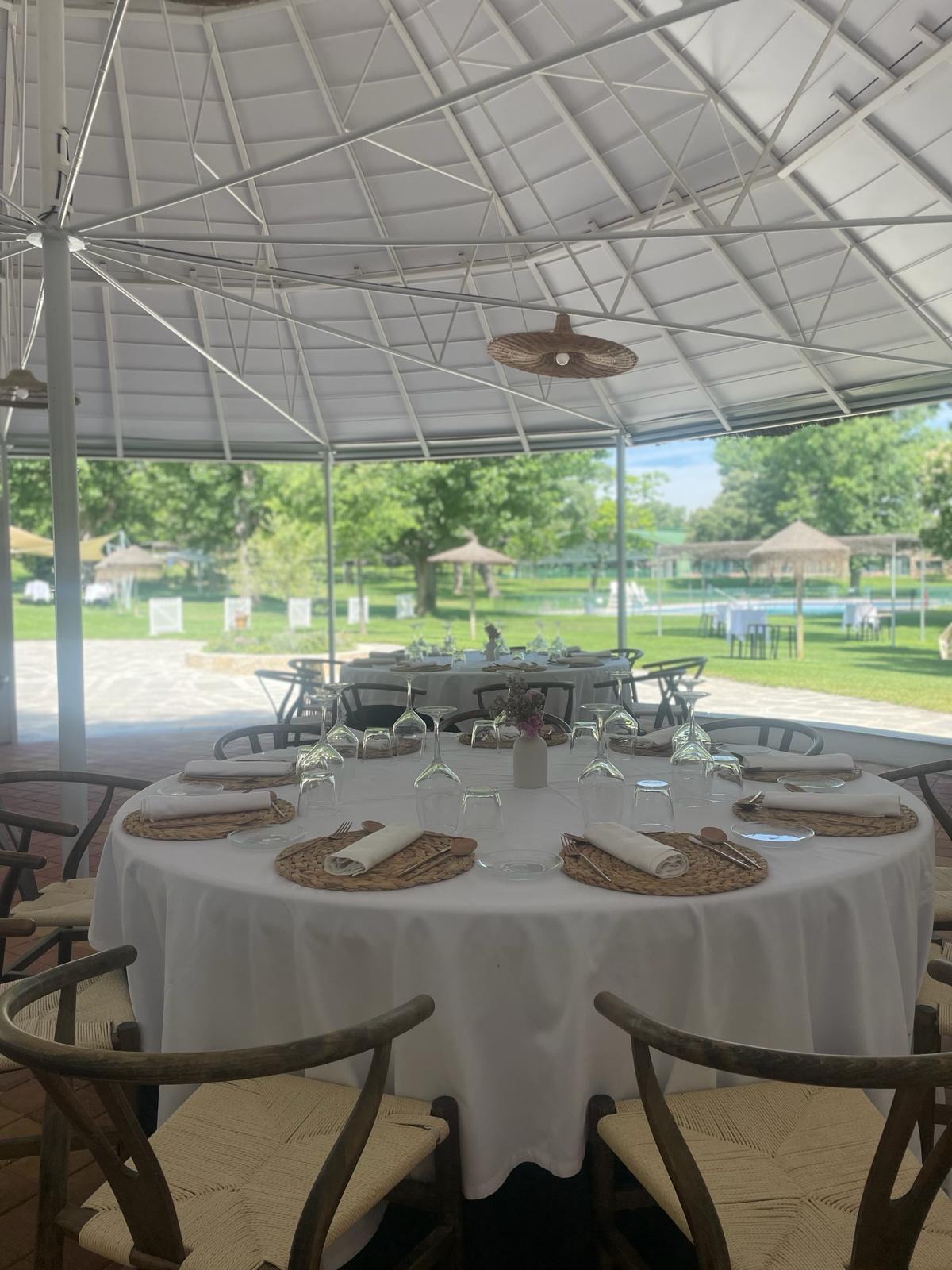 Zona infantil de la piscina del Club de Campo Villa de Madrid.