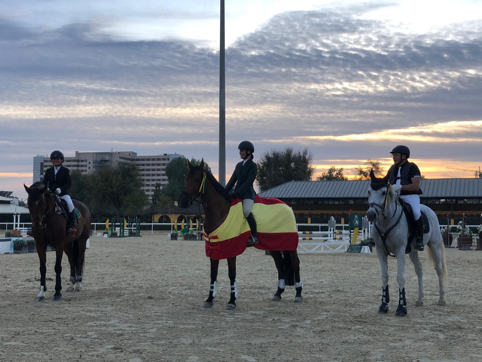 Entrega de premios de la Copa Veteranos del Campeonato de España de veteranos de hípica.