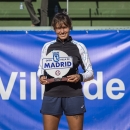 Aliona Bolsova, campeona del I Open W80 Villa de Madrid de tenis. Foto: Roberto Cuezva / CCVM