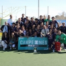 El Club de Campo masculino celebra el título de Copa de hockey 2023. Foto: Miguel Ángel Ros / CCVM