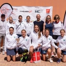 El equipo femenino de pádel de 2ª categoría, campeón de Madrid. Foto: FMP