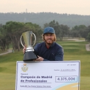 Jacobo Pastor, campeón de Madrid de profesionales de golf 2021. Foto: FedGolfMadrid