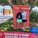 Alejandra Vilariño y Maria José Serrano, campeonas de España de dobles +45.