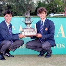 Alejandro Aguilera (izda.) y Ángel Ayora, campeones de la Copa Juan Carlos Tailhade. Foto: AAG