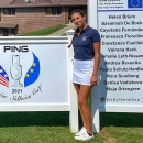 Cayetana Fernández García-Poggio, en la PING Solheim Cup Junior.