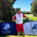 El golfista Carlos Balmaseda, en el Senior Open Lisboa 2022.
