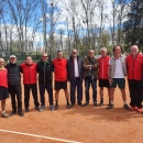 El equipo de tenis veterano +55, subcampeón de España. 